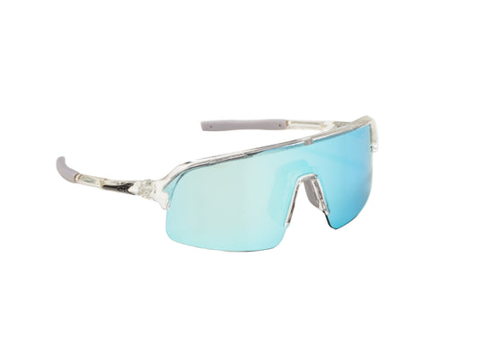 Aspin Lite Transparent/Ice Blue Mirror - ALPE Eyewear