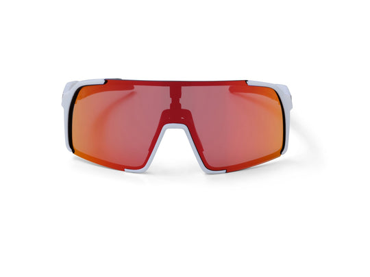 Stelvio White/Red Lens - ALPE Eyewear