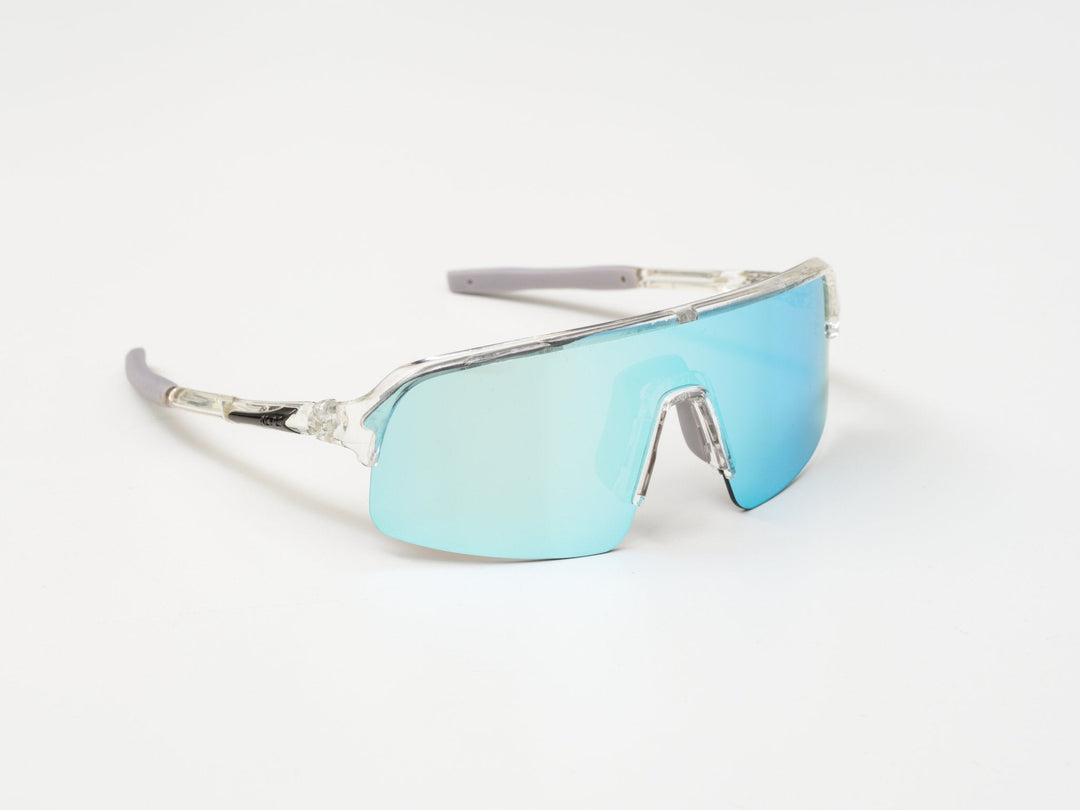 Aspin Lite Transparent/Ice Blue Mirror - ALPE Eyewear