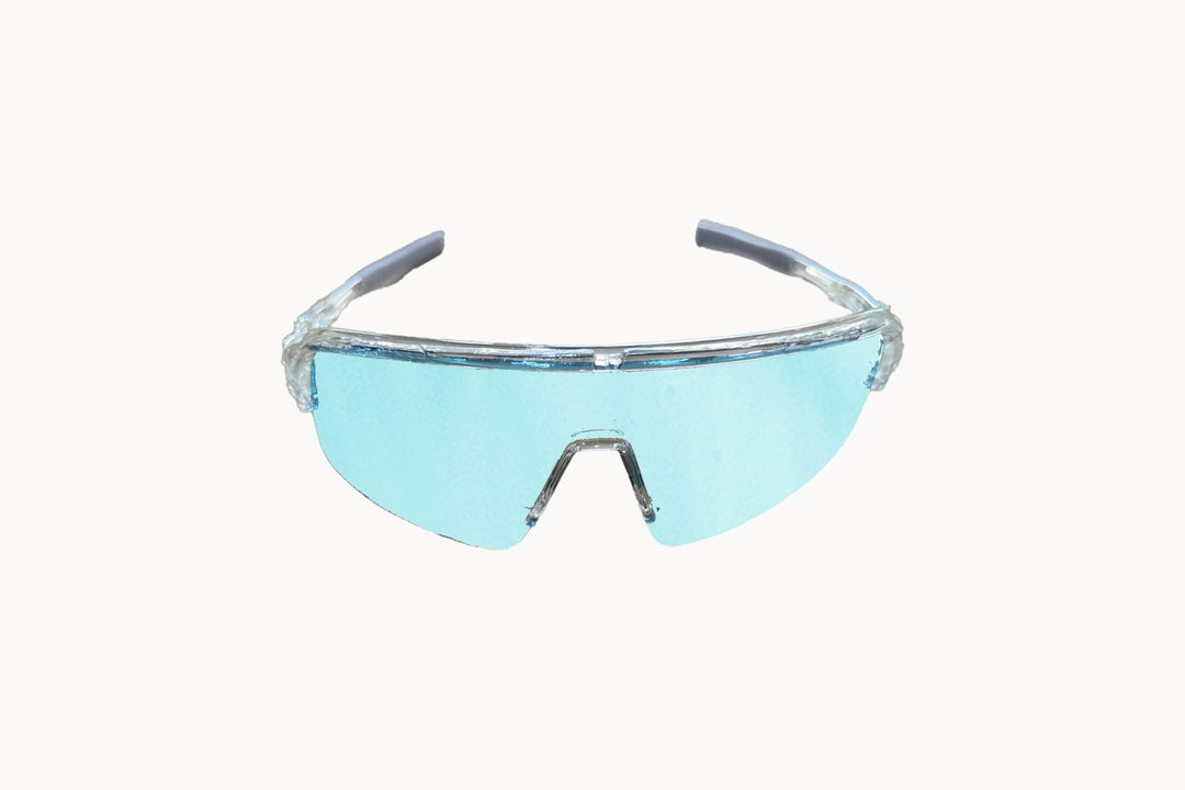 Aspin Lite Transparent/Ice Blue Mirror - ALPE Eyewear