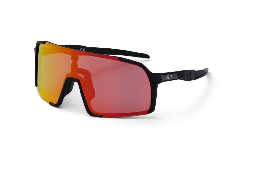 Stelvio Black/Red Lens - ALPE Eyewear