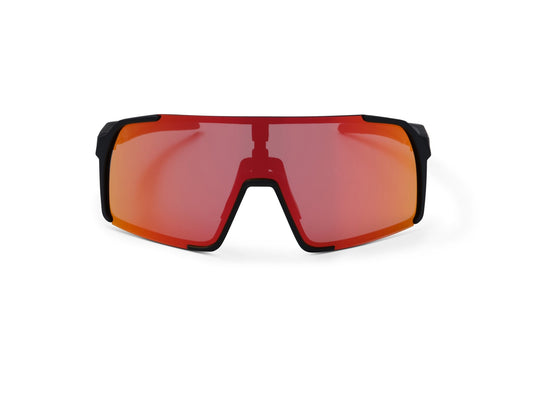 Stelvio Black/Red Lens - ALPE Eyewear