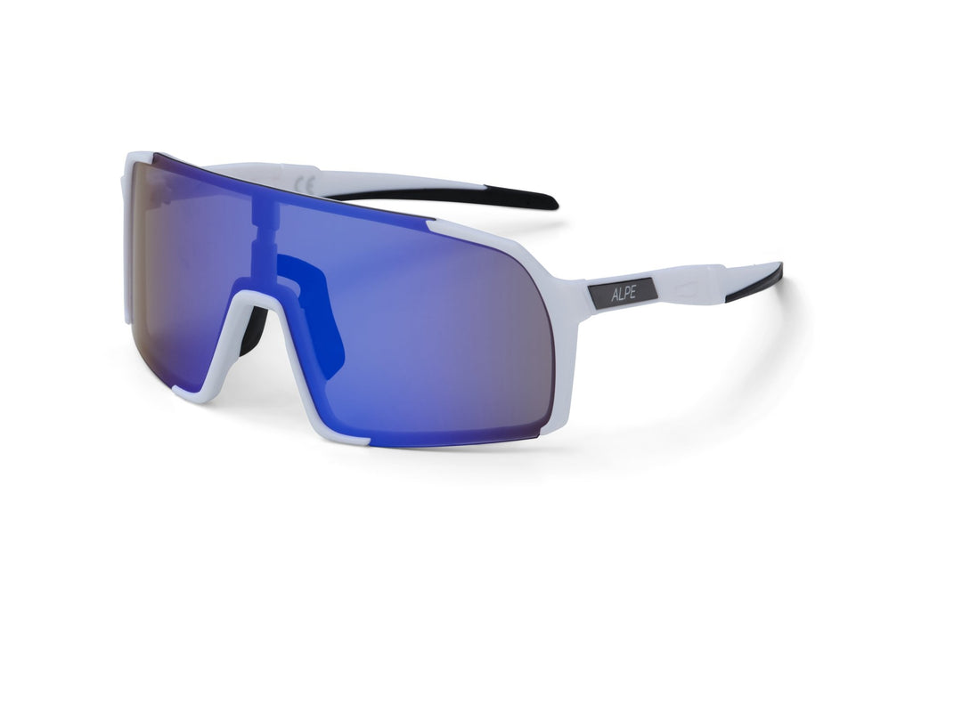 Stelvio White/Blue Lens - ALPE Eyewear